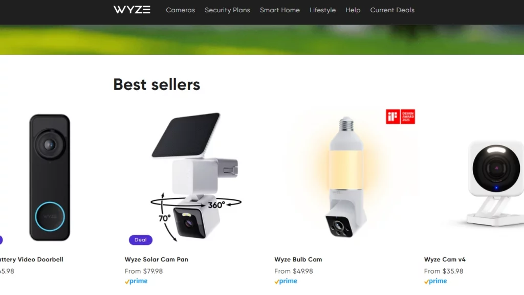WYZE, the Shopify electronics store WYZE, the Shopify electronics store