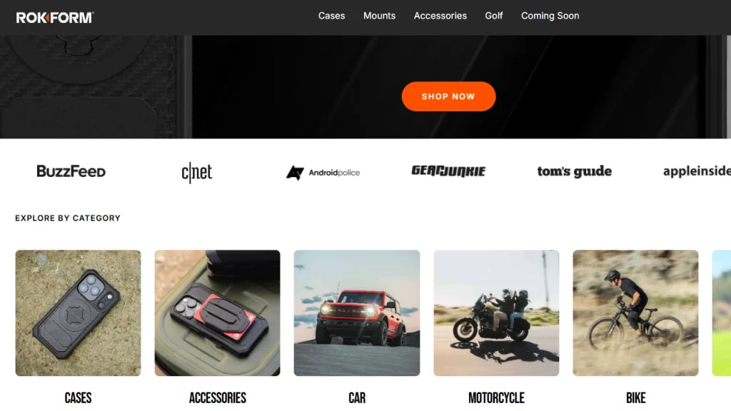 ROKFORM's homepage ROKFORM's homepage