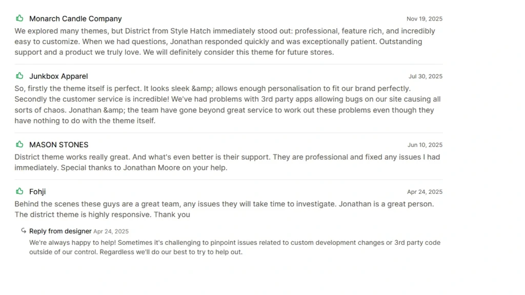 Rating of the District Shopify theme Rating of the District Shopify theme