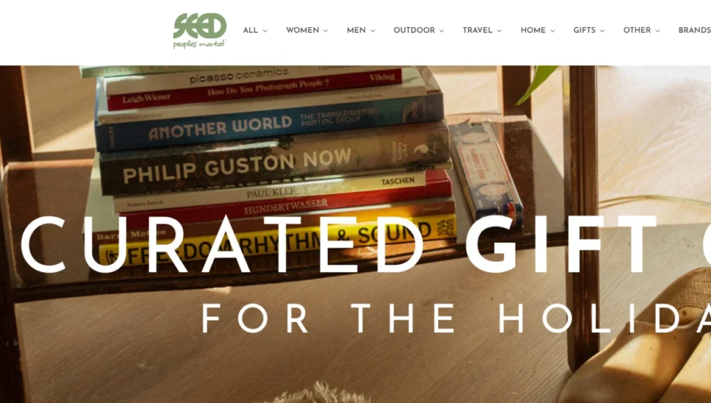 Seed People's Market, a store example of District Homepage of Seed People's Market