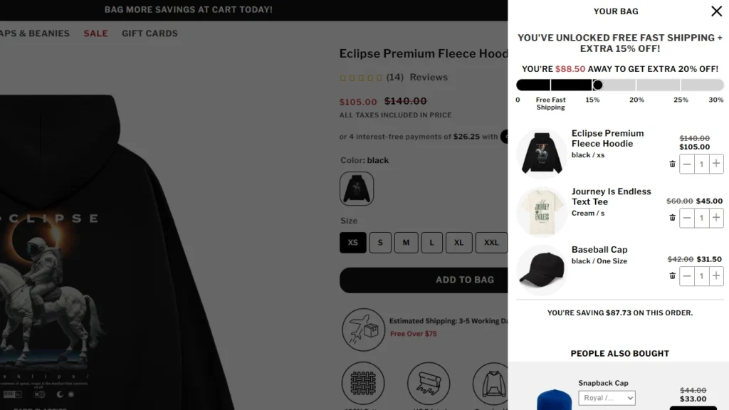 Garb Classics using iCart Garb Classics using iCart