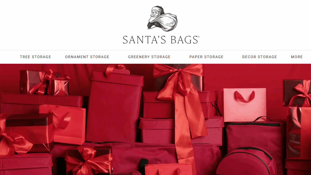 Santa's Bags, the Christmas Shopify store Santa's Bags, the Christmas Shopify store