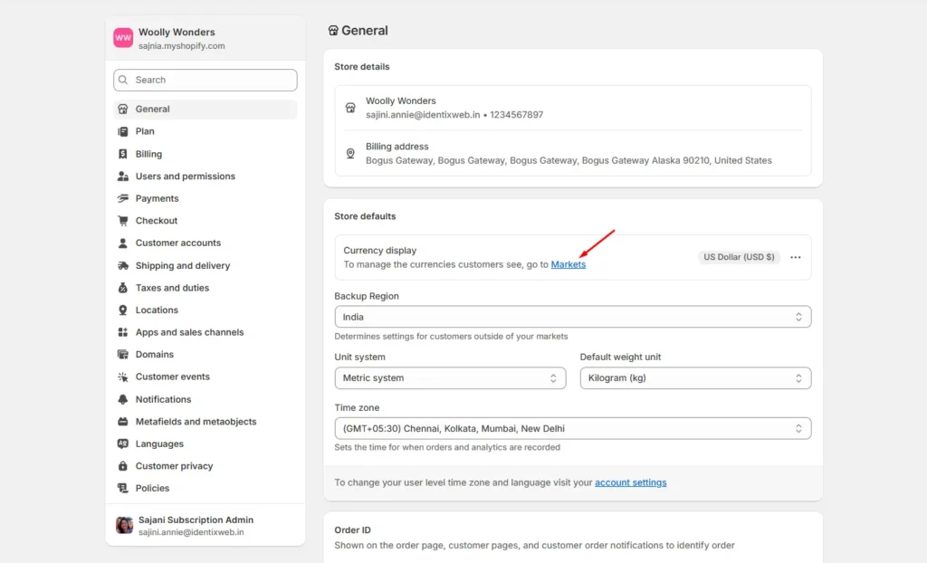 open shopify markets open shopify markets