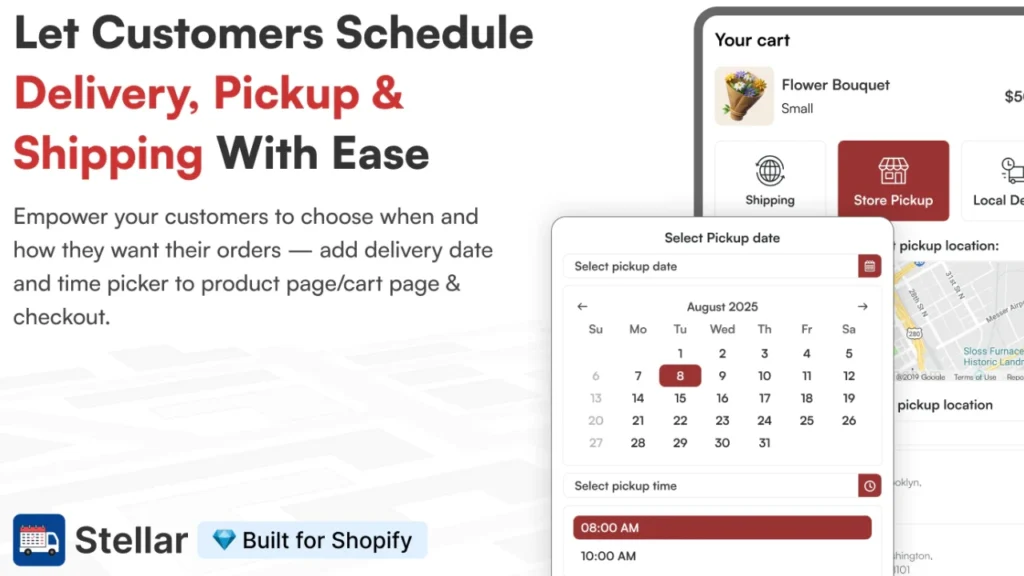 Stellar Shopify app for pickup and local delivery Stellar Shopify app for pickup and local delivery
