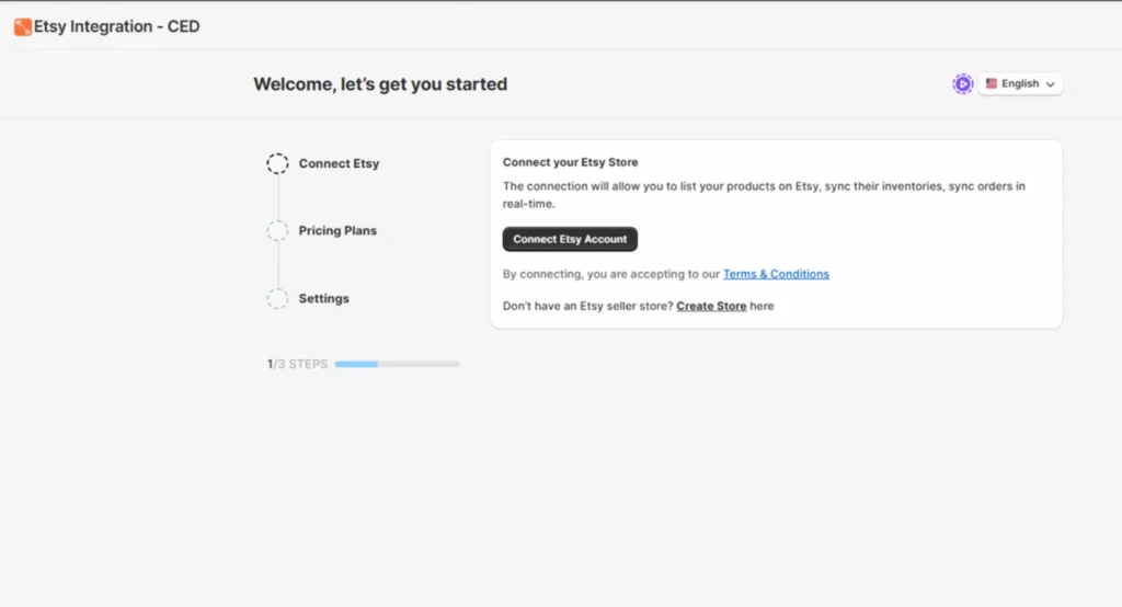 Connect Etsy Account
