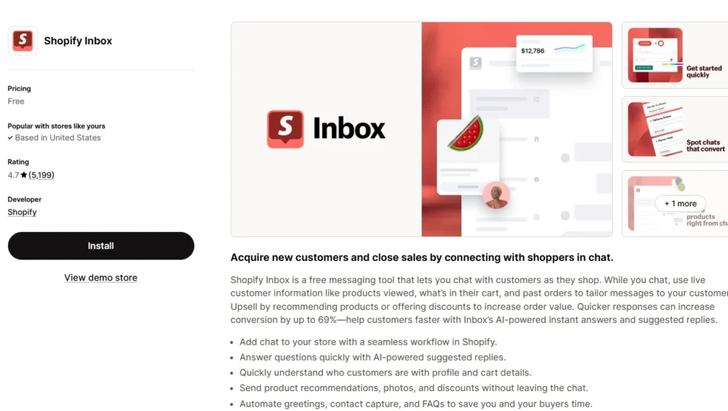 Shopify Inbox, one of the best Shopify apps for beginners Shopify Inbox, one of the best Shopify apps for beginners