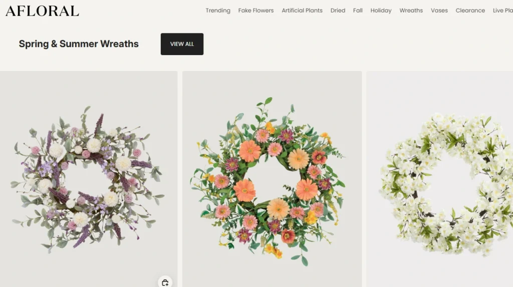 Afloral, an example of a Shopify florist store. Afloral, an example of a Shopify florist store.