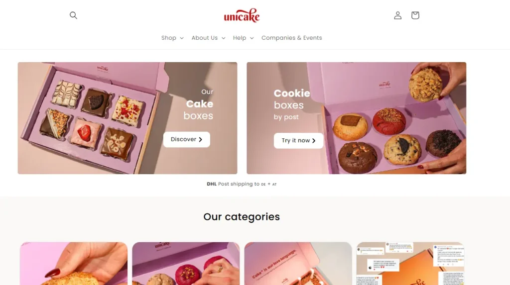 Unicake, a Shopify bakery store Unicake, a Shopify bakery store