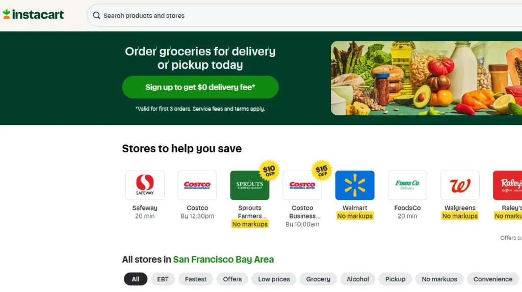 Instacart, a Shopify store in grocery category Instacart, a Shopify store in grocery category