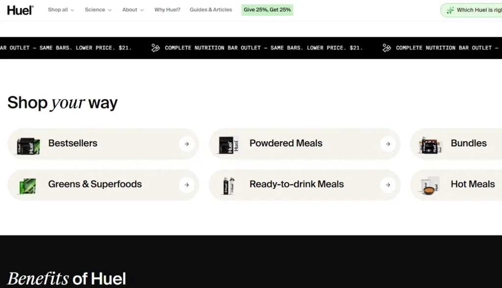 Huel, a Shopify grocery store Huel, a Shopify grocery store