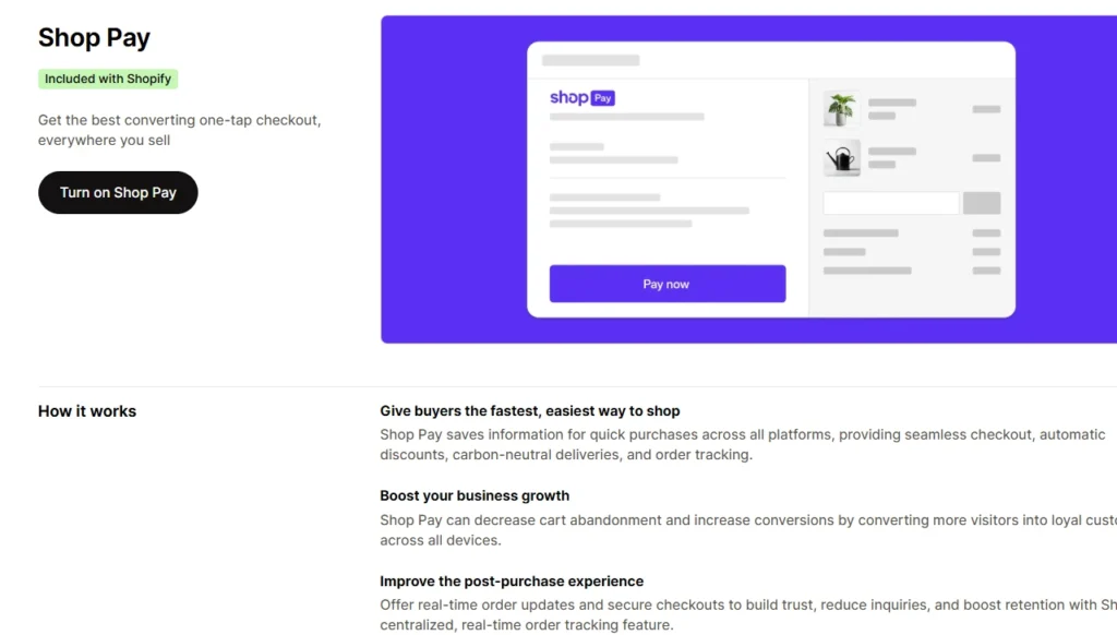 Shop Pay, a single click checkout plugin for Shopify Shop Pay, a single click checkout plugin for Shopify