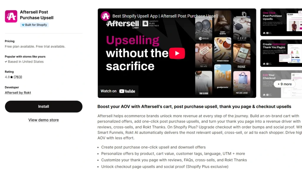 Aftersell, a single click checkout plugin for Shopify Aftersell, a single click checkout plugin for Shopify