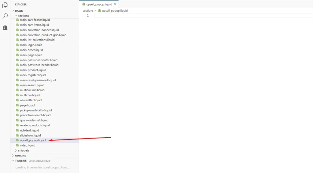 Add the upsell pop-up section to your theme Add the upsell pop-up section to your theme