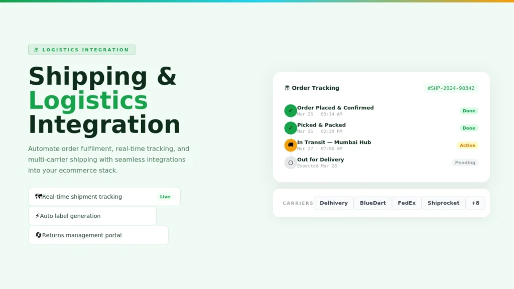 Shipping & Logistics Integrations