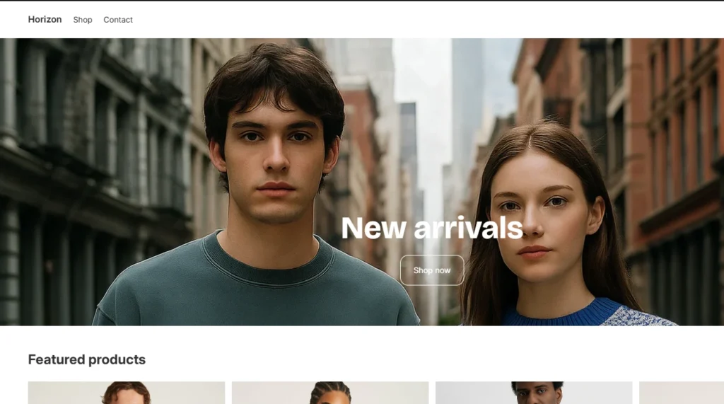 Horizon Shopify theme Horizon Shopify theme