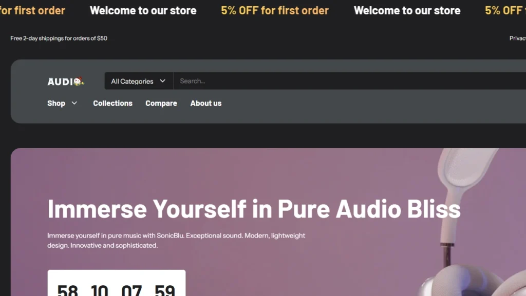 Electro, a low-cost theme Electro, a low-cost theme