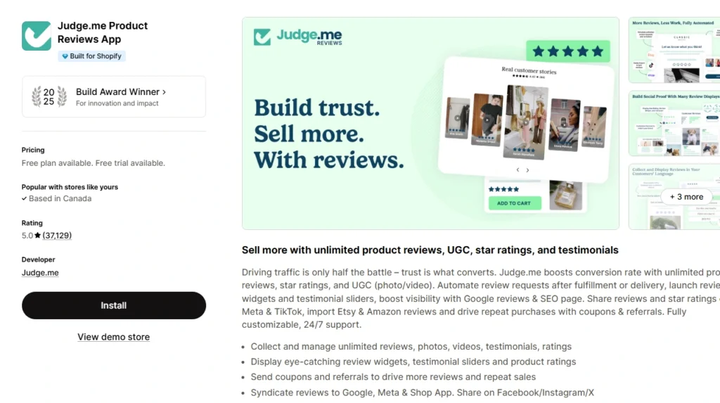 JudgeMe reviews app for Shopify Plus stores JudgeMe reviews app for Shopify Plus stores