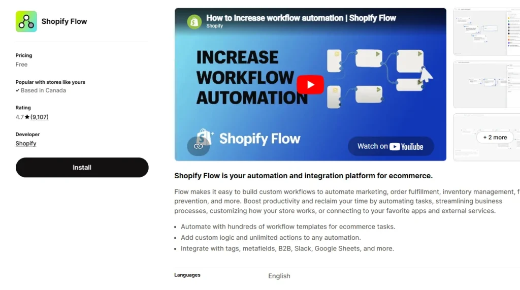 Shopify Flow, an app for Plus stores Shopify Flow, an app for Plus stores