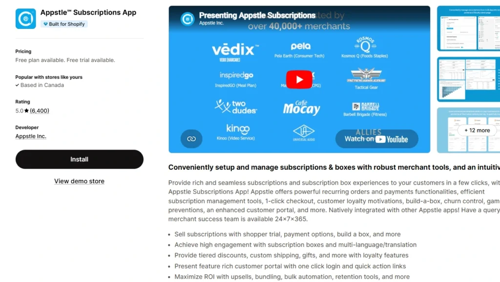 Appstle Subscription app for Shopify Plus stores Appstle Subscription app for Shopify Plus stores