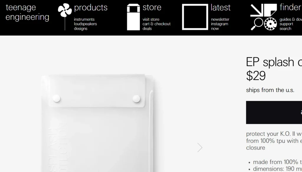 Shopify font pairing for Teenage Engineering Shopify font pairing for Teenage Engineering