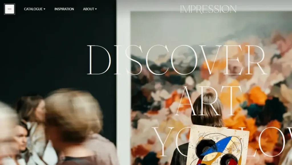Impressions, a Shopify theme for artist portfolio Impressions, a Shopify theme for artist portfolio