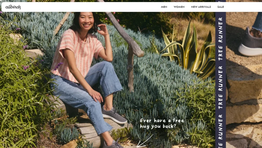Allbirds eco friendly store