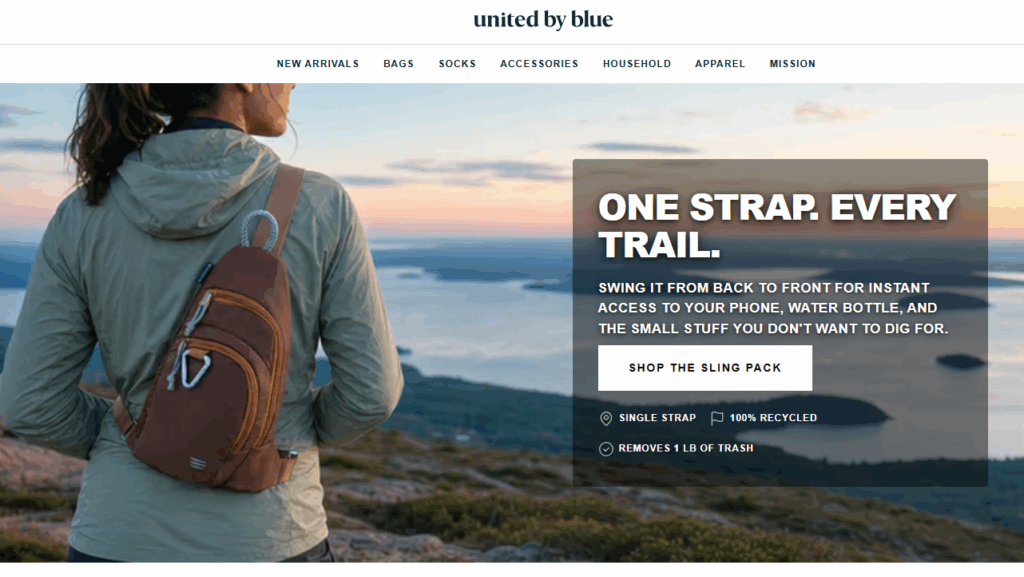 United by Blue is eco-friendly store United by Blue is eco-friendly store