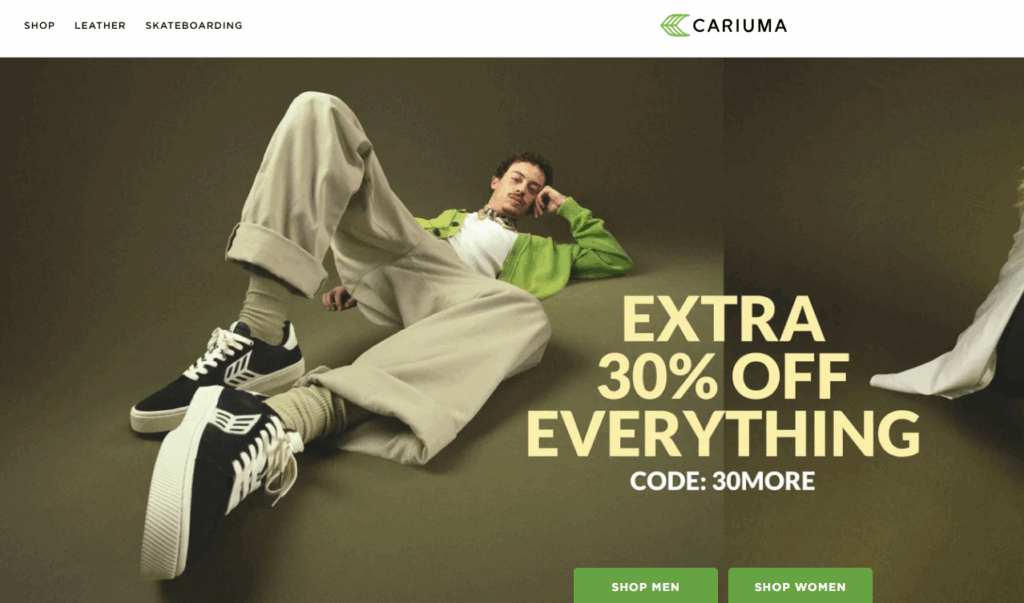 Cariuma Shopify eco friendly store Cariuma Shopify eco friendly store