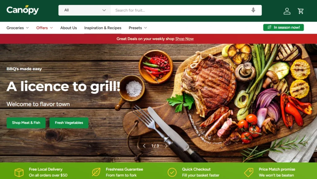 Canopy, a Shopify theme for grocery Canopy, a Shopify theme for grocery