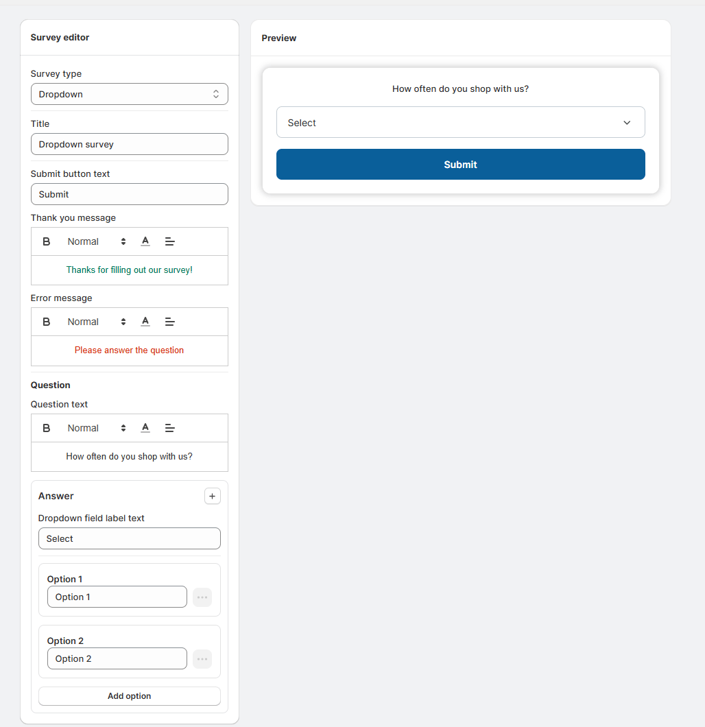 Dropdown