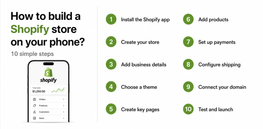 How to build a Shopify store on your phone How to build a Shopify store on your phone