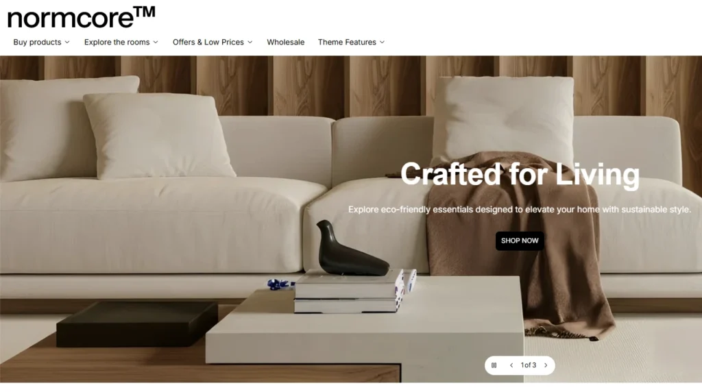 Normcore, a Shopify wholesale theme Normcore, a Shopify wholesale theme