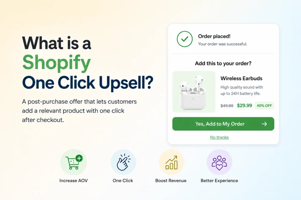shopify one click upsell