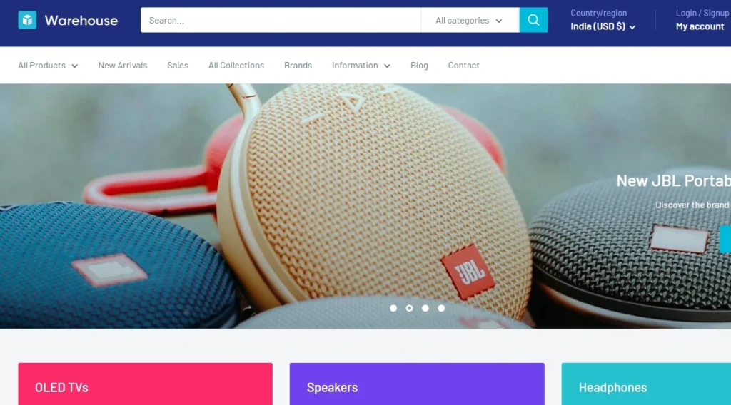 Warehouse, a Shopify B2B theme Warehouse, a Shopify B2B theme