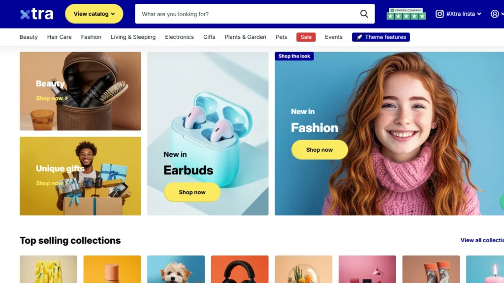 Xtra, a Shopify B2B theme Xtra, a Shopify B2B theme