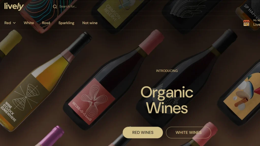 Lively Shopify theme for winery Lively Shopify theme for winery