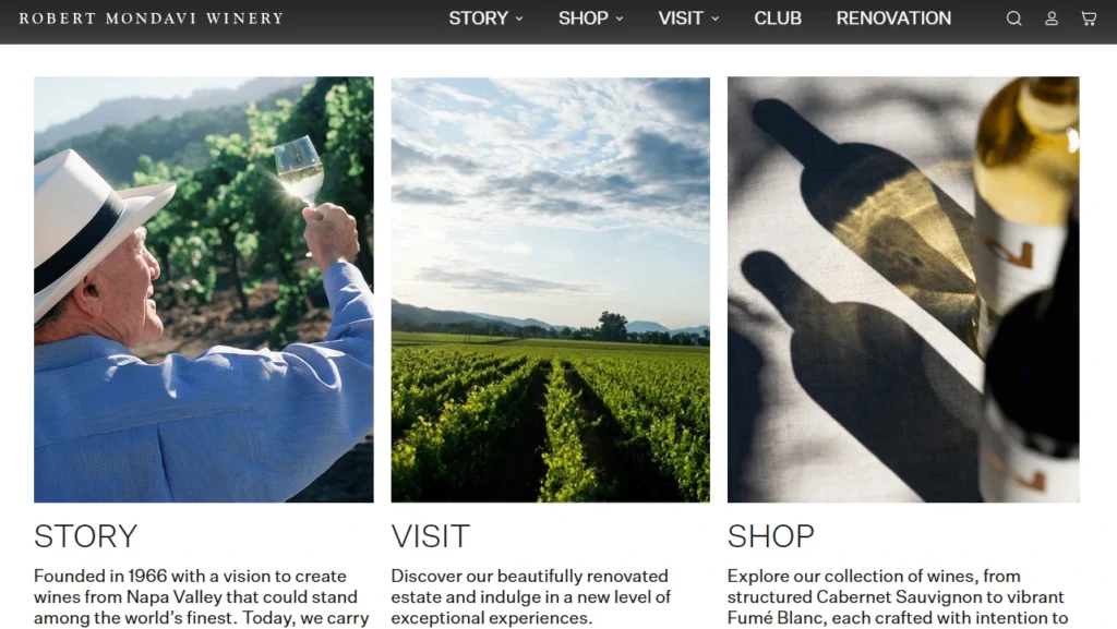 Robert Mondavi Winery Shopify store Robert Mondavi Winery Shopify store