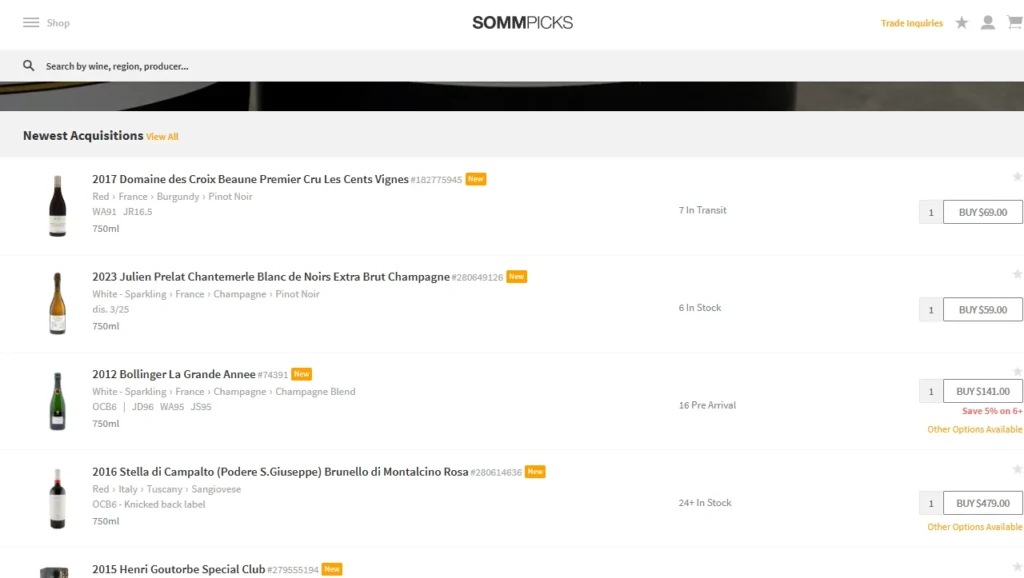Somm Picks Shopify store Somm Picks Shopify store