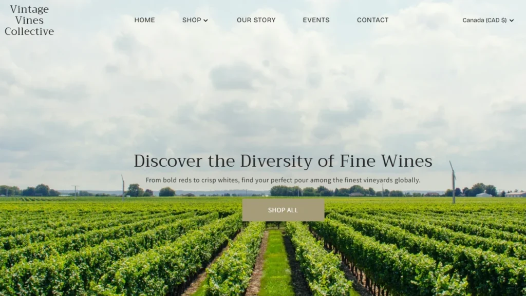 Vincent Shopify theme for wineries Vincent Shopify theme for wineries