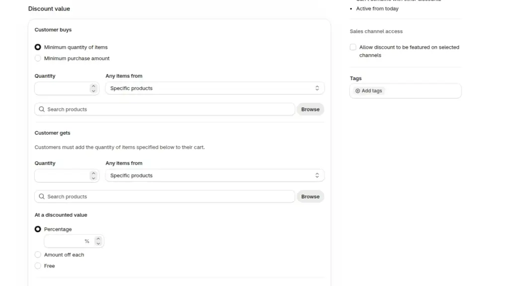 BXGY Offer in Shopify BXGY Offer in Shopify